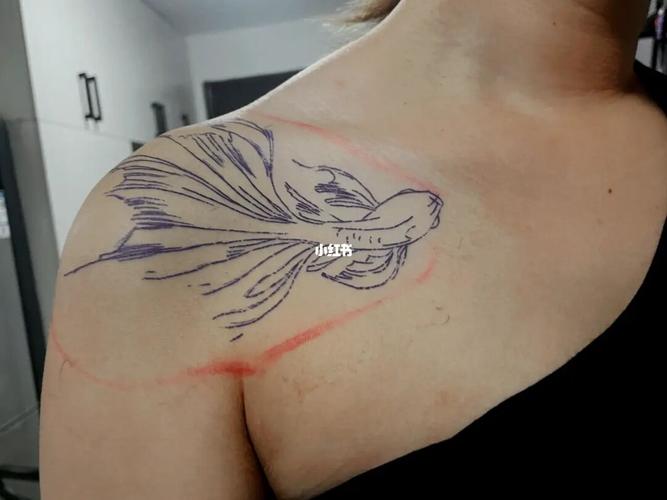 彩色鱼纹身图片大全 彩色鱼纹身手稿图片
