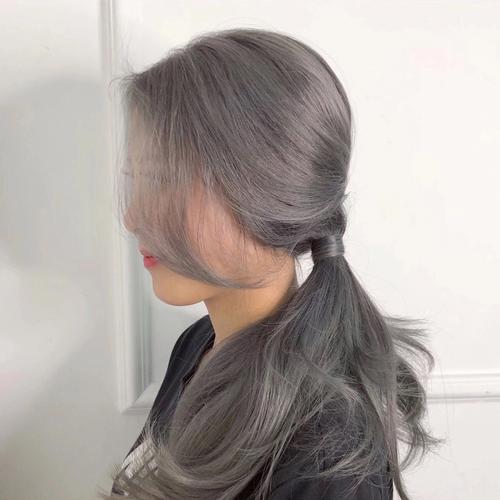 头发灰色系列图片 头发灰色系列图片亚麻