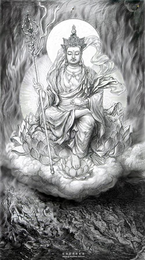 地藏王菩萨纹身图片 地藏王菩萨纹身图片高清