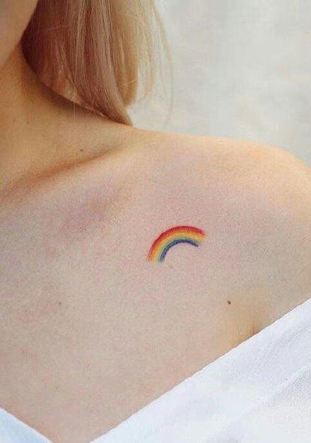 彩虹纹身图案 彩虹纹身图案是什么意思