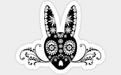 兔子纹身图腾 兔子纹身图腾图片大全