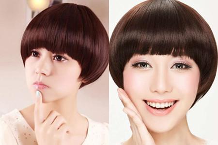 中年女蘑菇头发型图片 中年蘑菇头发型图片女直发