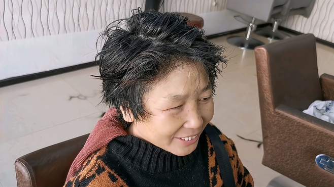 阿姨发型图片 阿姨发型图片中长发