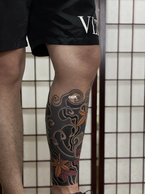 大腿纹身图案男老传统 大腿纹身图案男手稿