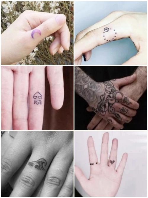 好看的纹身图案手指 好看的纹身图案女锁骨
