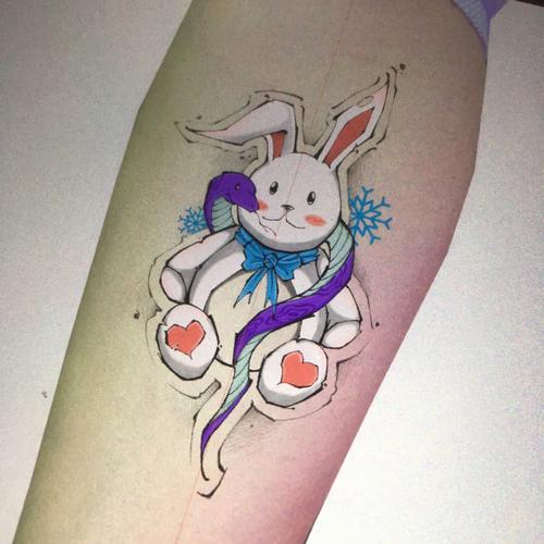 兔子纹身图腾 兔子纹身图腾图片大全