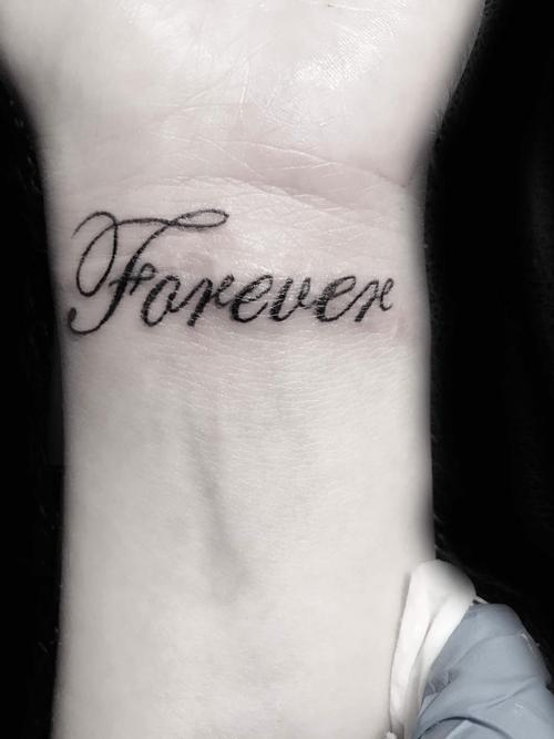 forever纹身图片 forever纹身