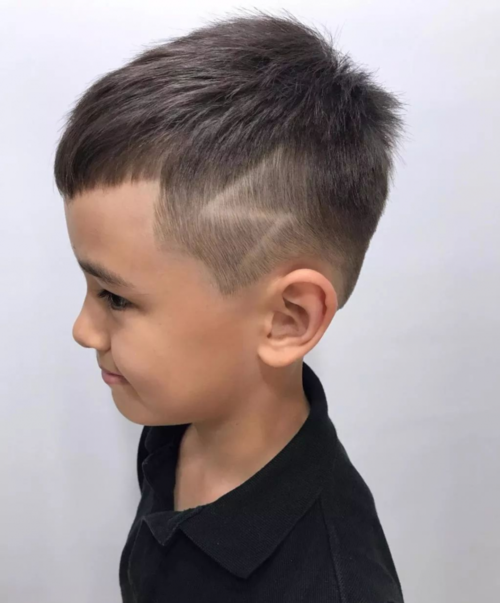 男孩帅气的发型图片 3-6岁儿童发型男