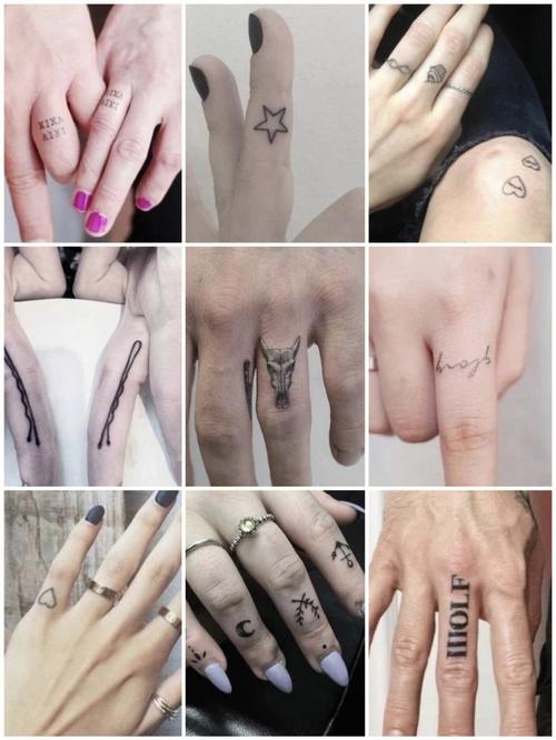 好看的纹身图案手指 好看的纹身图案女锁骨