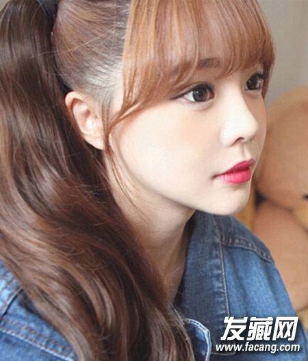 学生刘海发型图片女 学生刘海发型图片女孩