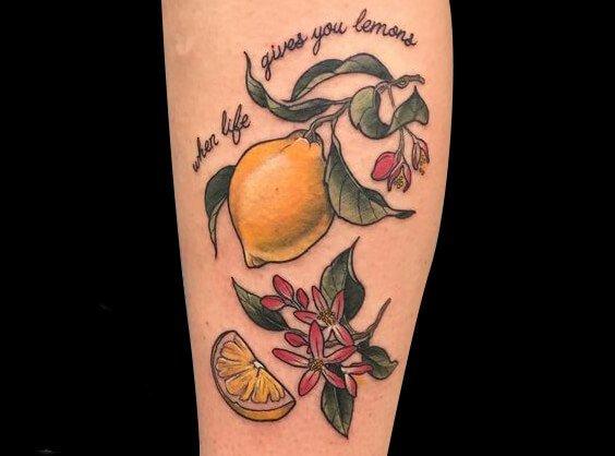 果汁纹身图片 果汁纹身图片女