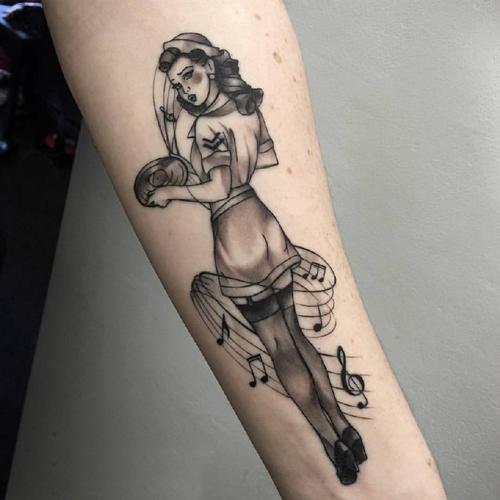 手臂纹身图片女 手臂纹身图片女生霸气个性