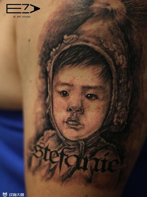 孩子纹身图案 小孩子纹身照片