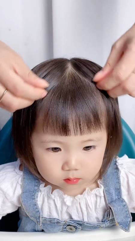 一岁女宝宝发型图片 一岁女宝宝发型图片短发超短
