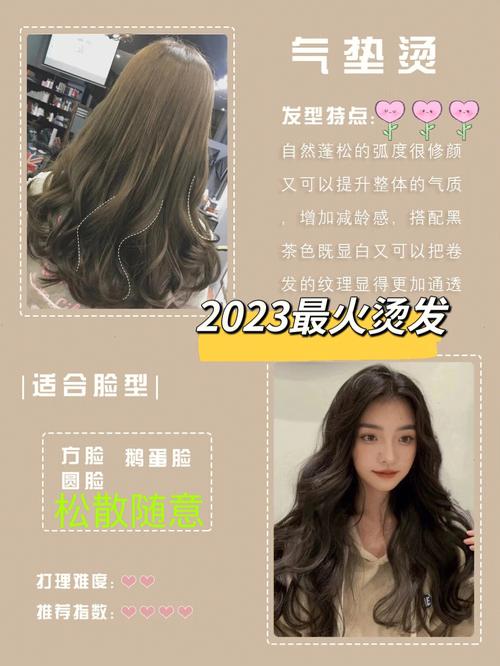 2023流行发型图片女适合35 2023流行的烫发发型女图片