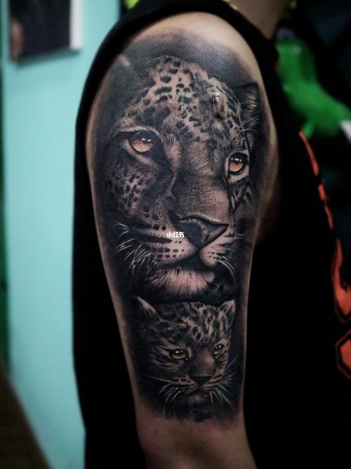 豹子纹身图片 豹子纹身图片男