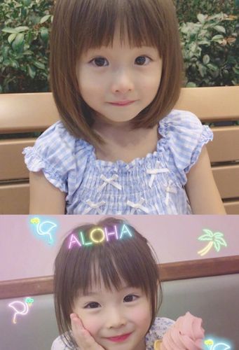 儿童小女孩短发发型图片 儿童女孩短发发型图片小女孩