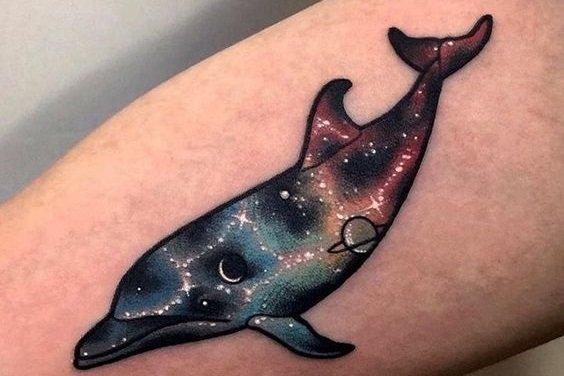 海豚纹身图案男 海豚纹身图案男图片