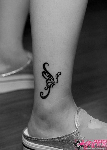 脚踝纹身图案女 脚踝纹身图案女字母