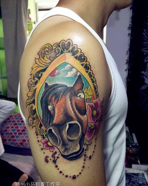 关于马的纹身图案男生 关于马的纹身图案设计