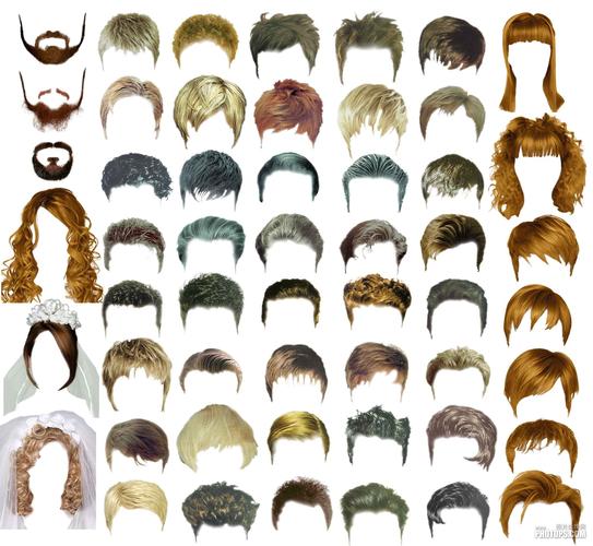 各种各样的发型图片 各种各样的发型图片卡通