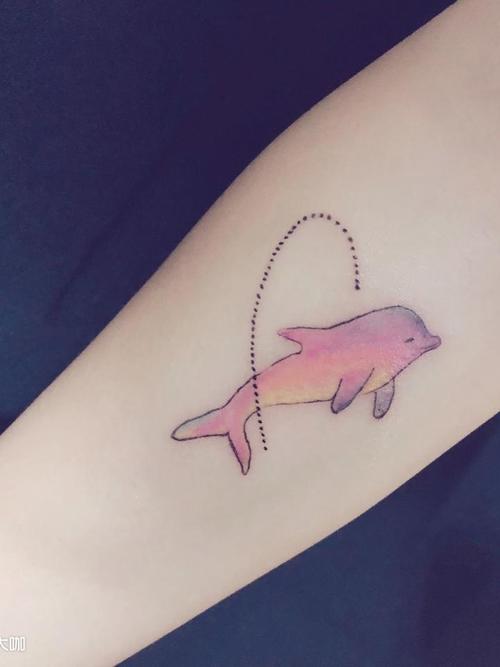 海豚纹身图片 海豚纹身图片大全可爱图片