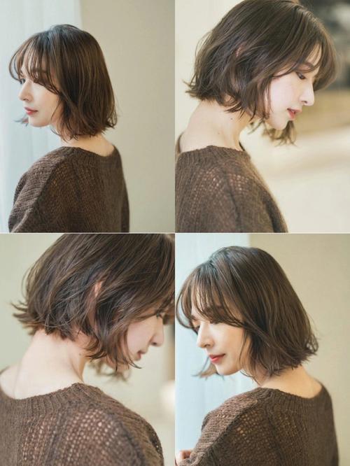 最近流行日式短发发型图片 最近流行日式短发发型图片大全
