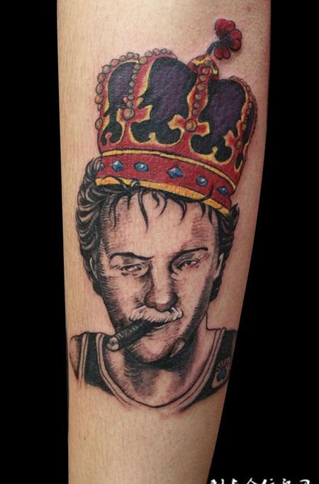 国王纹身图案 国王纹身手稿