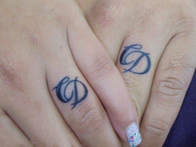 戒指纹身图案大全情侣 戒指纹身纹在哪个手指