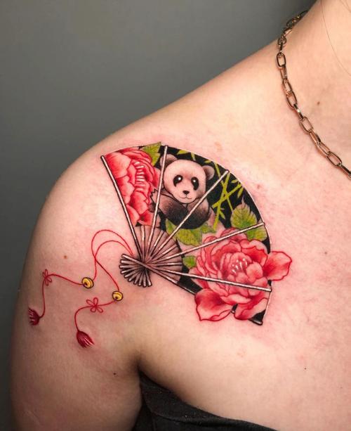 大熊猫纹身图片 大熊猫纹身图片手绘