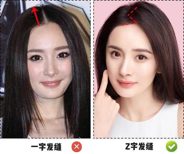 发际线低圆脸发型图 发际线低脸圆的女生适合的发型
