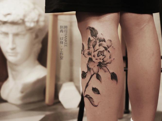 女生纹身小腿部图案 女生纹身小腿部图案大全