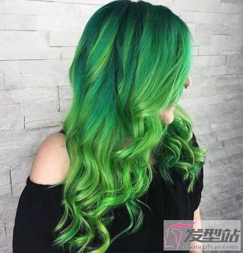 绿色的头发图片 绿色的头发图片大全