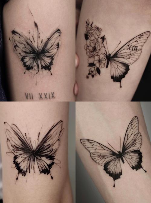 纹身图案大全图片蝴蝶 纹身图案大全图片蝴蝶图