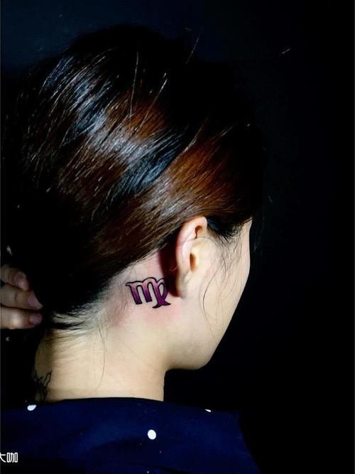 耳后纹身图案女 耳后纹身图案女流行