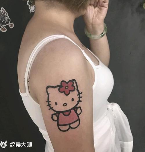 kt猫纹身图案 kt猫纹身图片大全