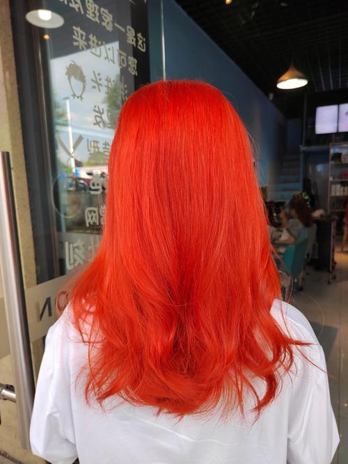 橙红色发型图片 橙红色发型图片大全