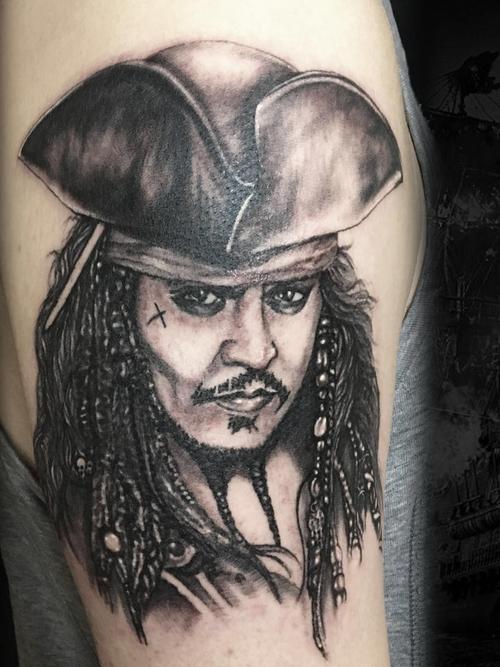 海盗纹身图案大全 海盗纹身图案大全男