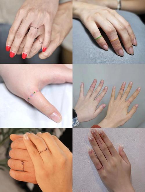 纹身戒指图片 纹身戒指图片手指纹
