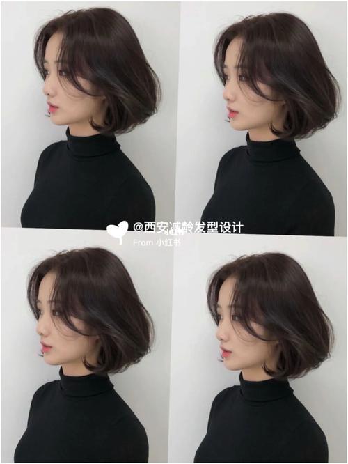 齐耳卷发发型图片 齐耳卷发发型图片韩式