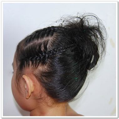 小孩盘头发型图片步骤 小孩盘头发简单好看的步骤图解