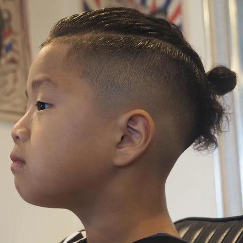 男孩酷酷的发型图片 10—15岁男学生帅气发型短发