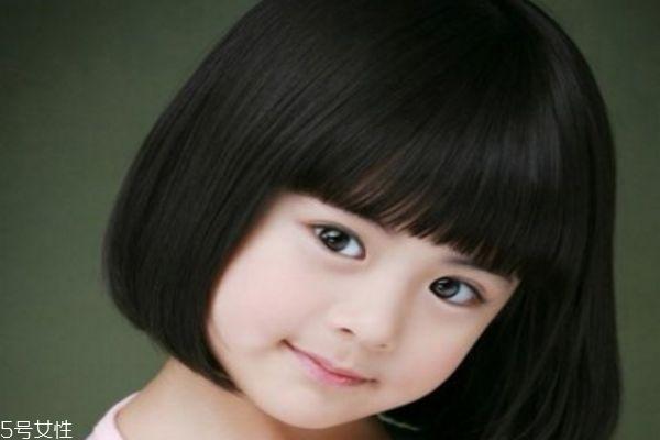 女儿童短发发型图片大全 3-6岁儿童短发发型女