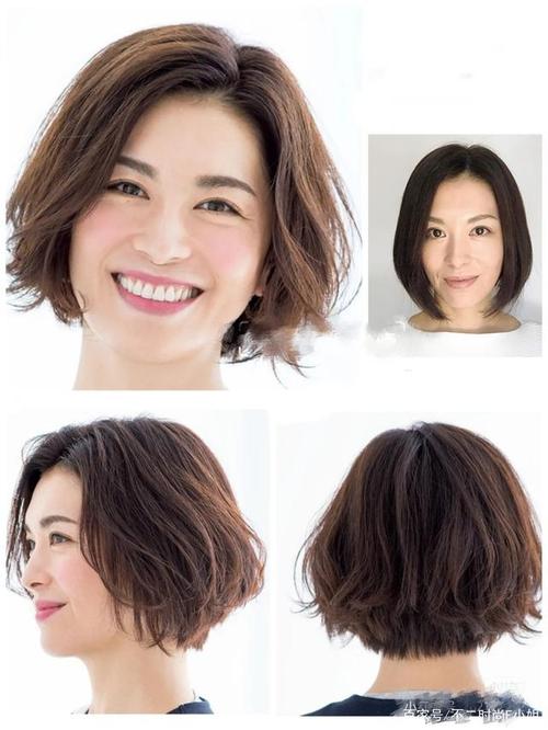 圆脸中年女性适合发型图片 圆脸中年女性适合发型图片大全集
