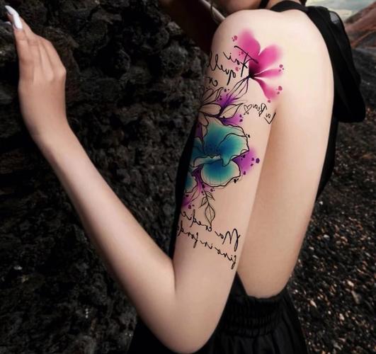 大手臂纹身图案女 手臂纹身图案女生时尚遮盖