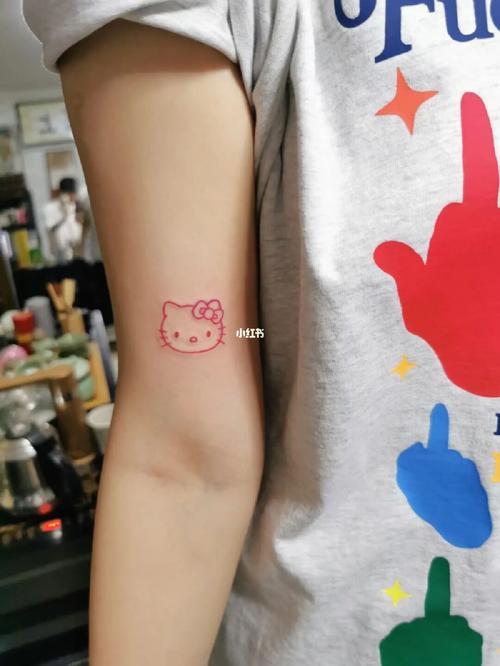 kt猫纹身图案 kt猫纹身图片大全
