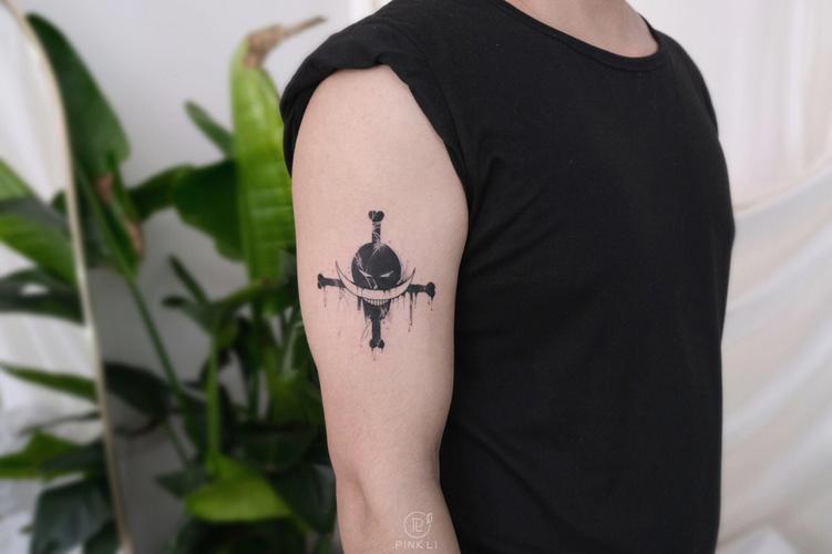 海贼王纹身图 海贼王纹身图案右手