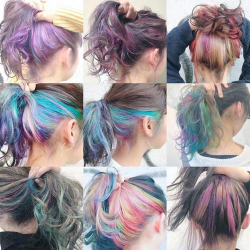 各种颜色发型图片 各种颜色发型图片女生