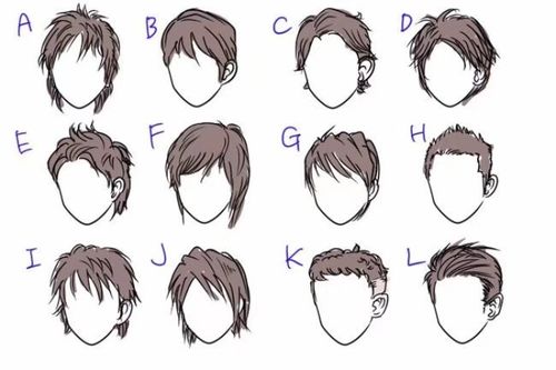 动漫男生发型名称大全图解 动漫男生发型的名字和样式