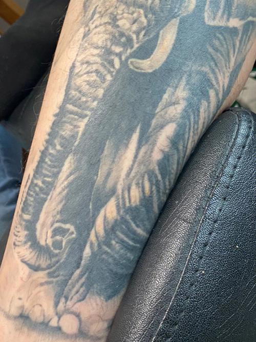 大象纹身图案 泰国大象纹身图案